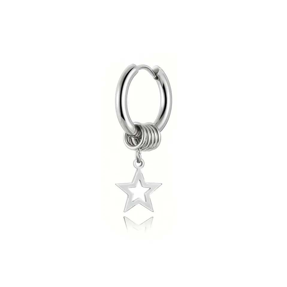 ZANC S925 Silver Earring Post Earrings Unisex