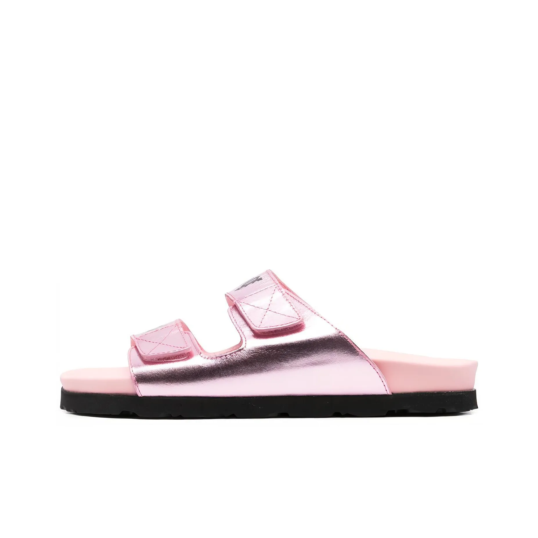 PALM ANGELS Logo Printed Slip On Sandals Women's