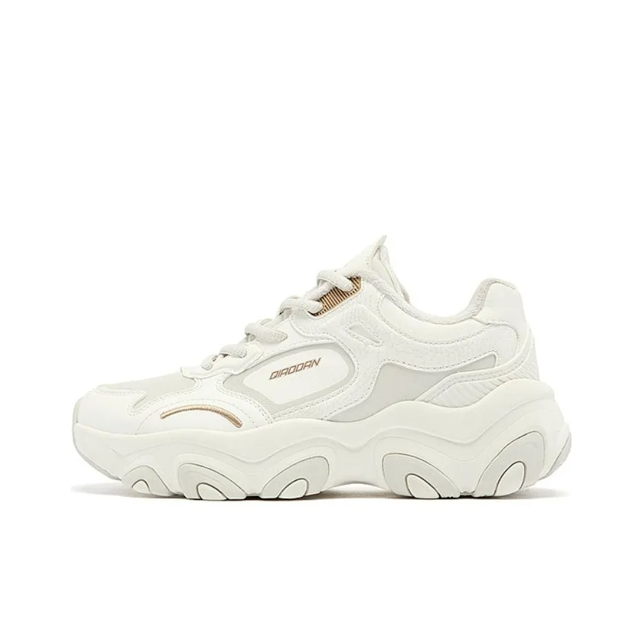 QIAODAN Elf Meow Slip-resistant Thermal Abrasion-resistant Low Top Footwear Women's White QIAODAN Elf Meow Противоскользящий Термический Аbrasion-resistant Низкий Топ Обувь Женская Белая