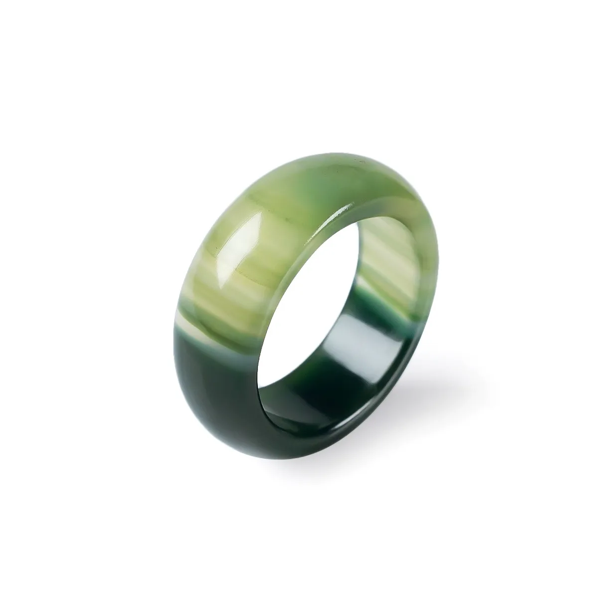LIYUNMUXUE Chalcedony Rings Unisex