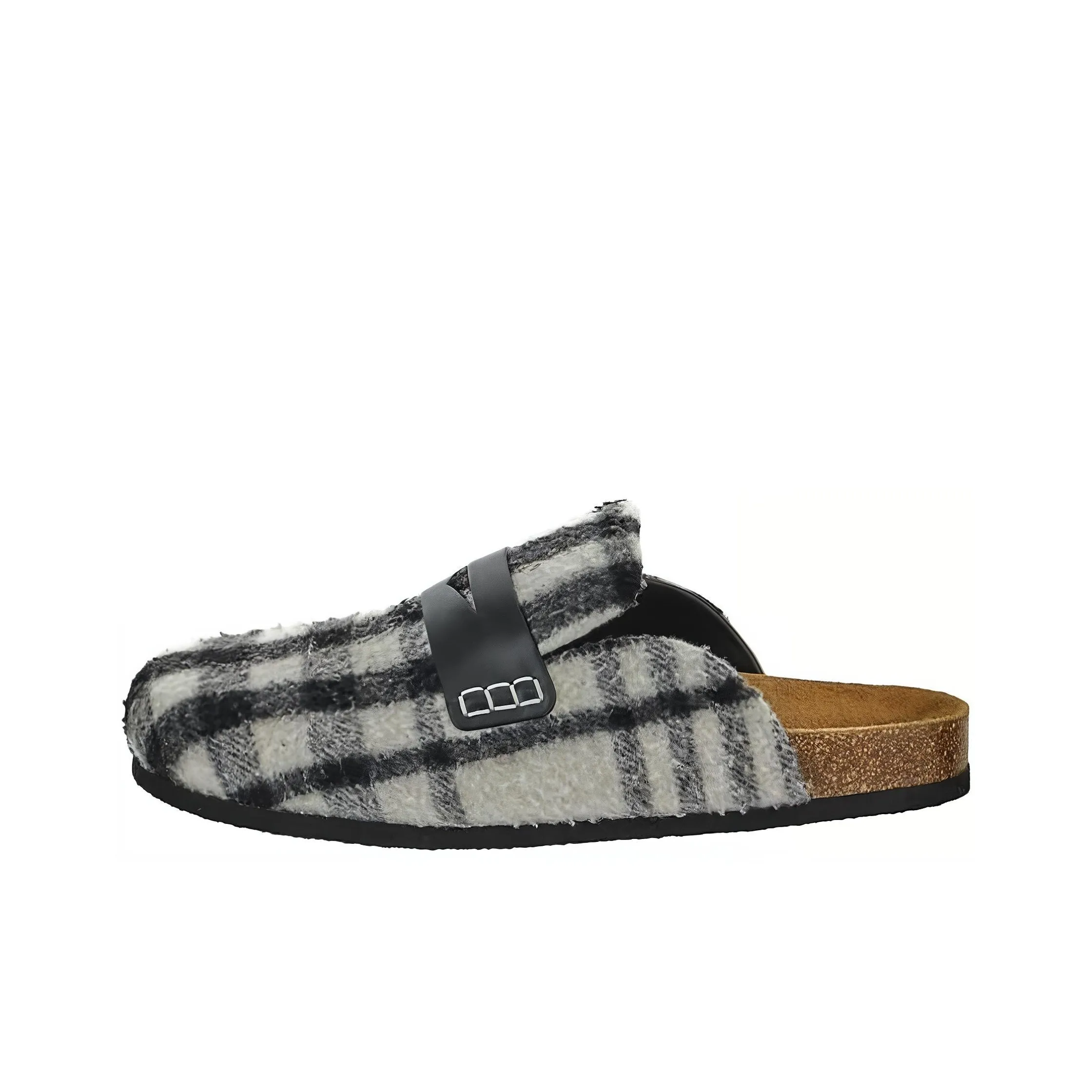 JW Anderson Check Loafer Mules