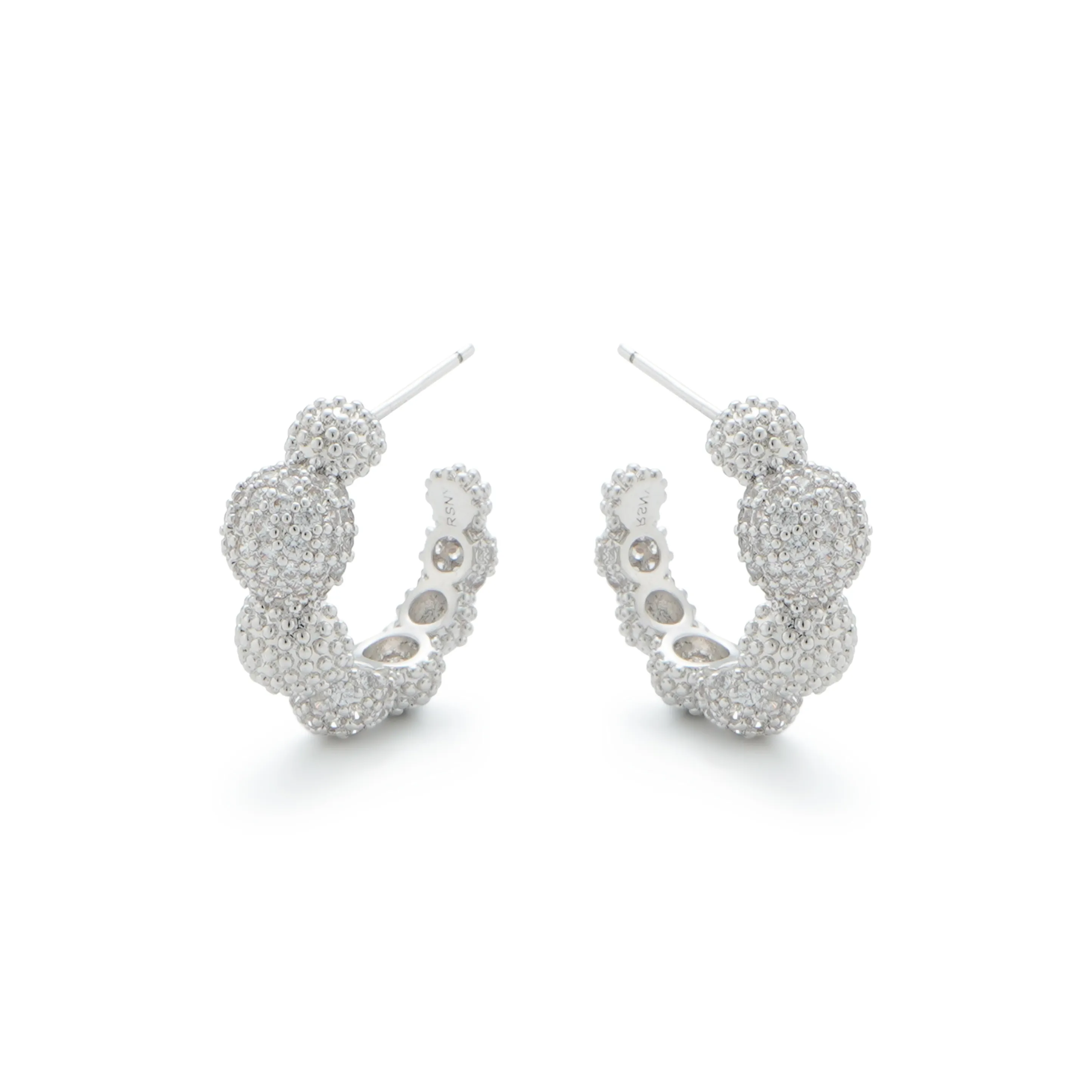 RSNY Серьги из меди с золотым покрытием женские