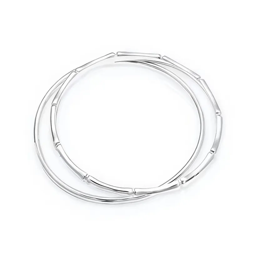 Brahmacharya 999 Fine Silver Bangles Women's
