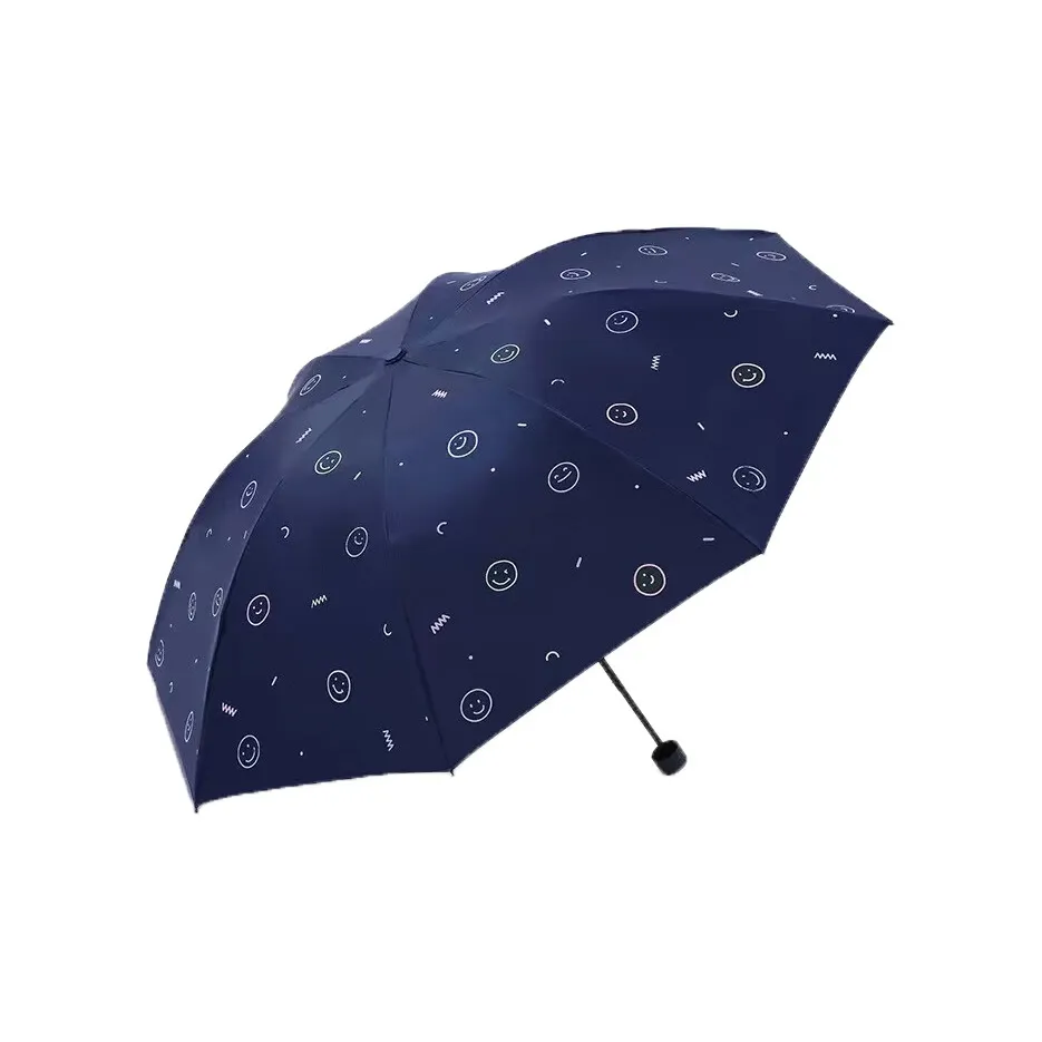 Heavenly Umbrella Vinyl Sunny And Rainy Dual Use 8 Rib Portable Umbrella Foldable Sunshade Unisex