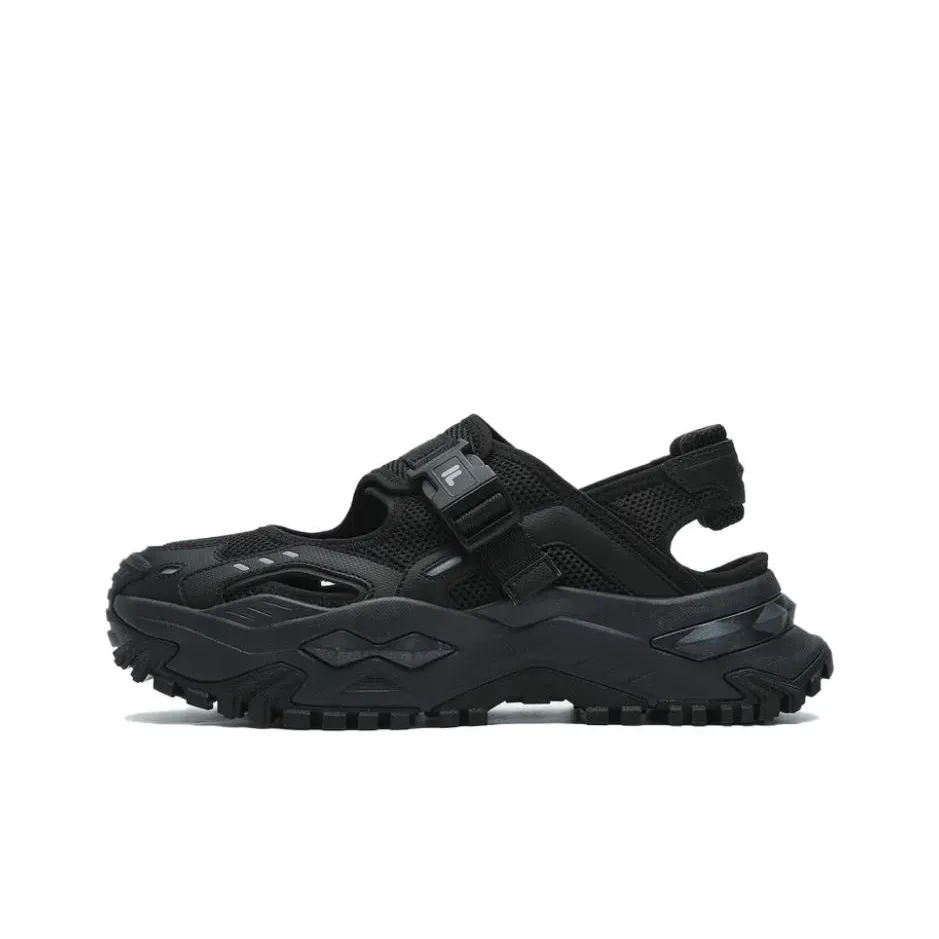 FILA FUSION BIANCO Hard Candy Beach Sandals Women's Black