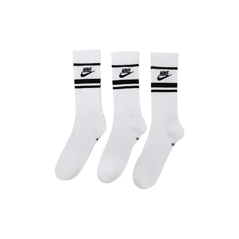 Nike Mid Calf Socks Men's 3 Pack White