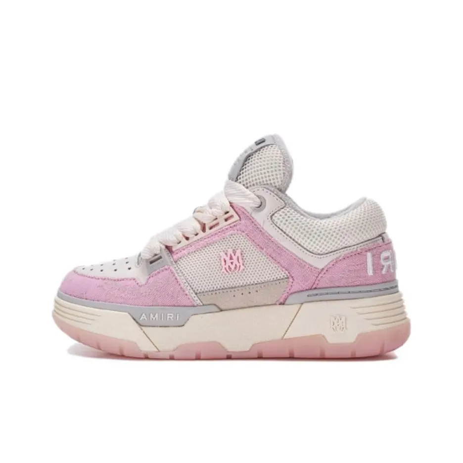 AMIRI MA 1 Low Top Skateboard Shoes Women's Pink