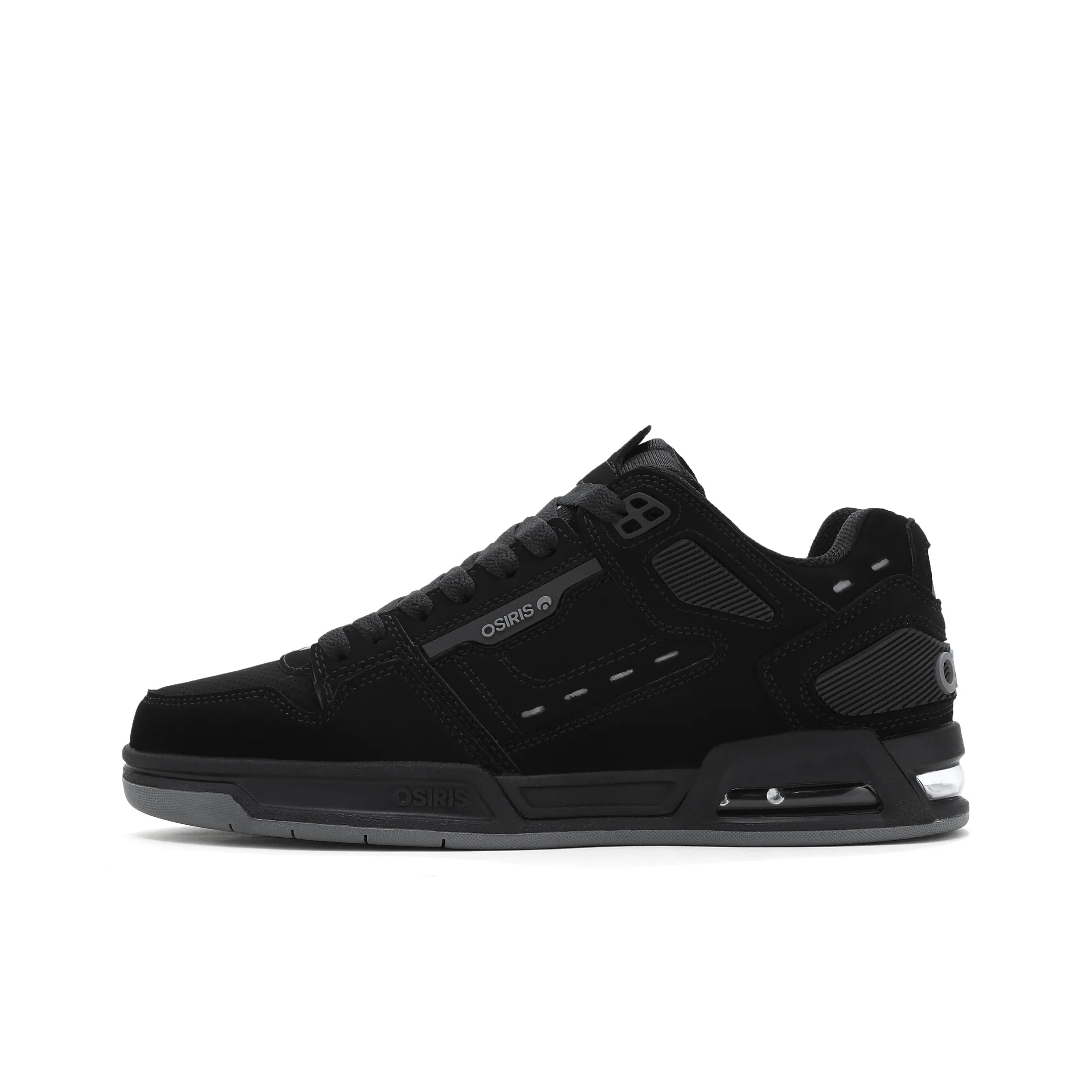 OSIRIS Cushioning Coverage Height Increasing Wear Resistant Slip Resistant Low Top Skateboard Shoes Men's Black