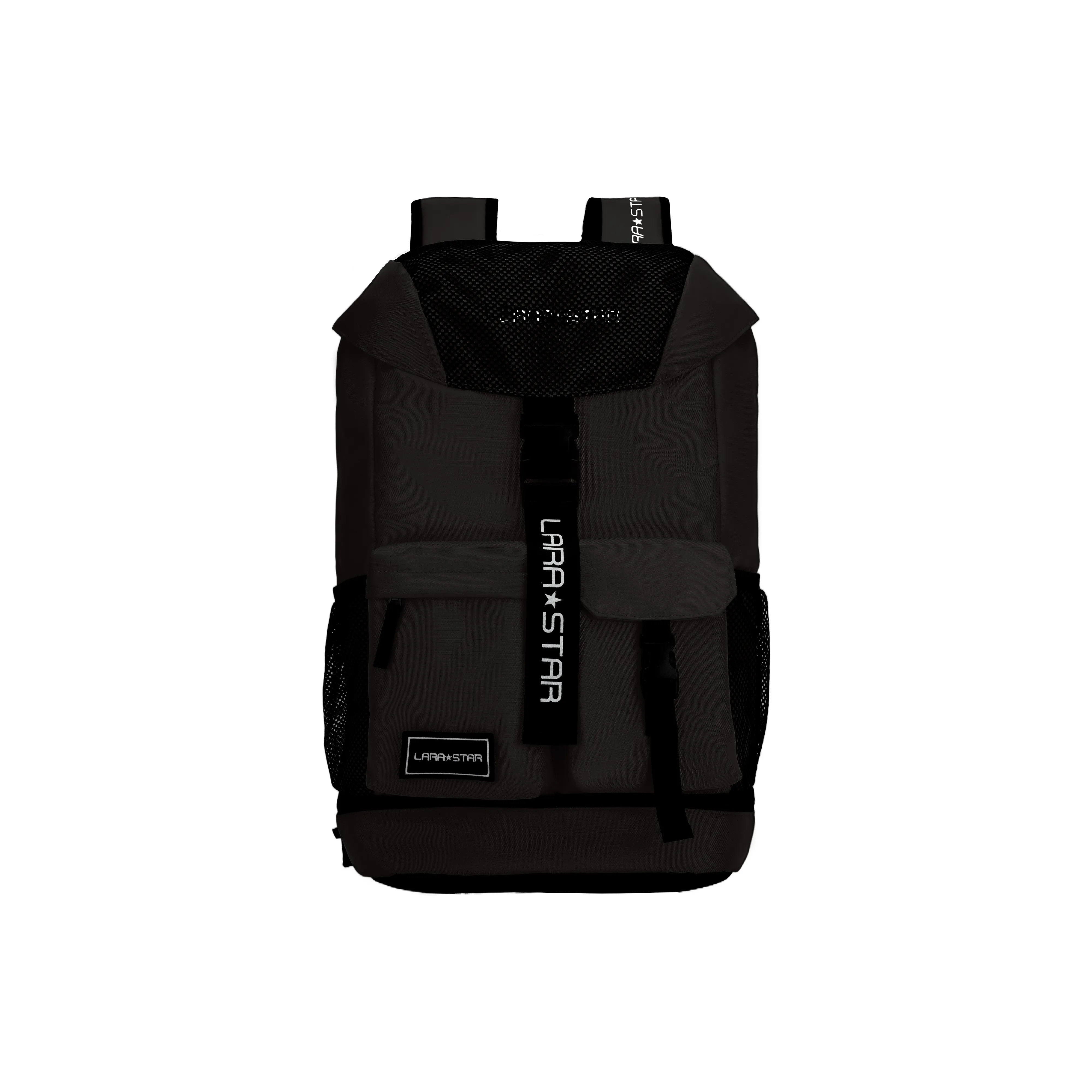 LARA STAR Ткань Рюкзак Спортивный Сумка Большая Мужская Черная