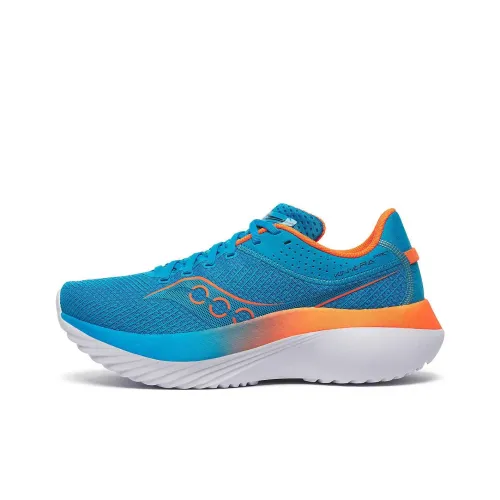 Saucony Kinvara Pro Беговые кроссовки Низкие Сине-оранжевые Мужские