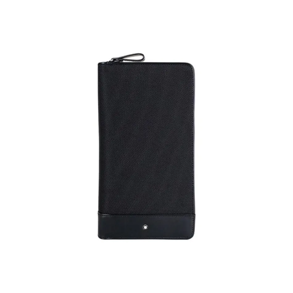 MONTBLANC Кожа Кошелек Стандартный Мужской Черный