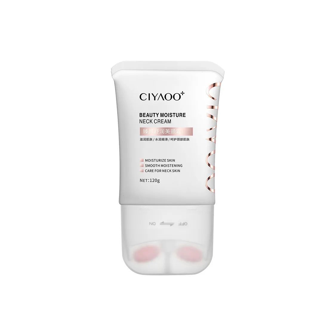 CIYAOO Уменьшение линий на шее с роликом Fullerene и кремом для шеи