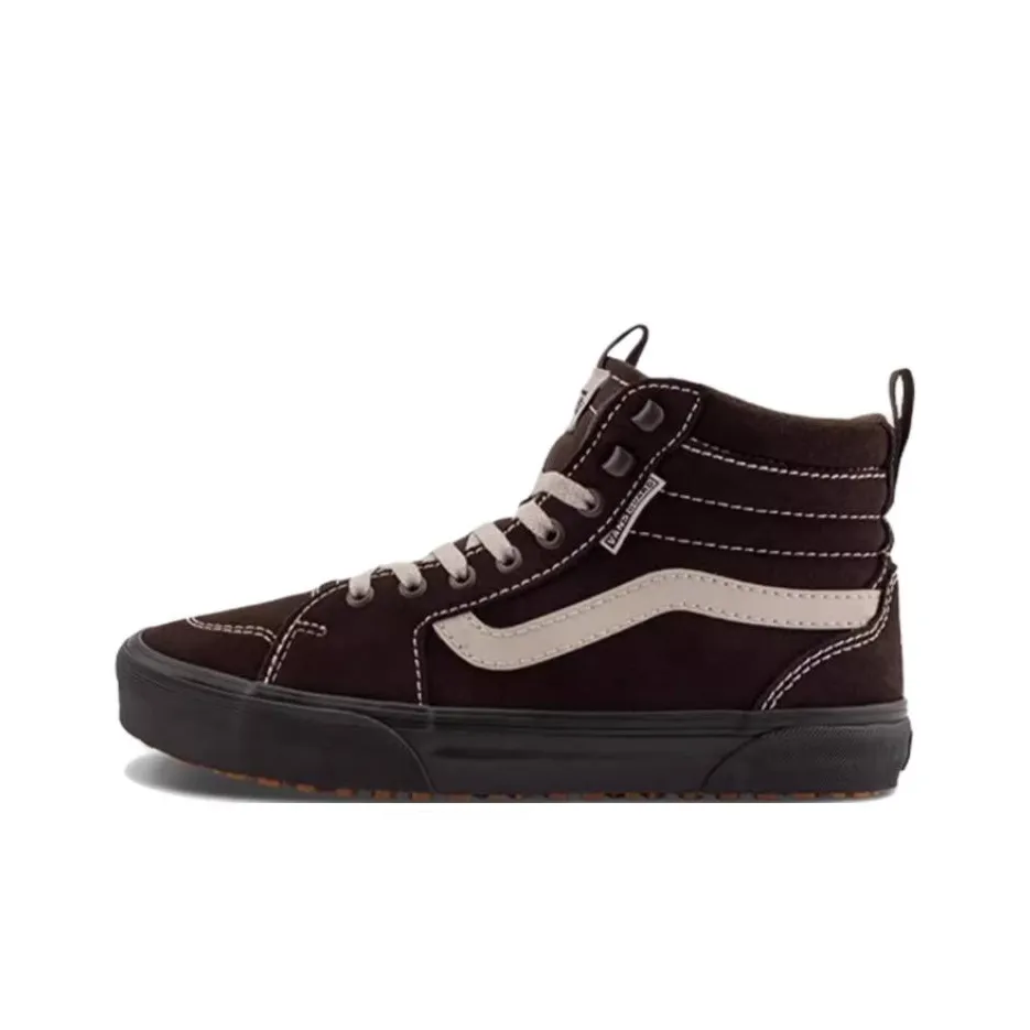Vans High Top Skateboard Shoes Men's Dark Umber
