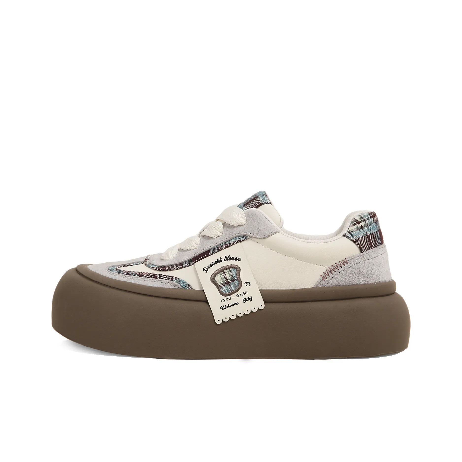 TTKJ Высота Увеличивающая Устойчивая к Износу Низкий Топ Повседневная Обувь Женская Синяя Коричневая