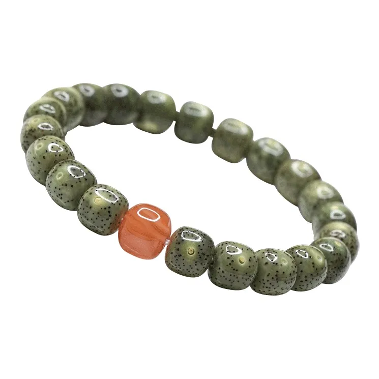 GUMUJIANG Star Moon Bodhi Seeds Beaded Bracelet Buddhist Bead Bracelet For Leisure And Meditation Unisex