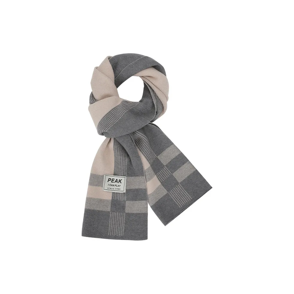 PEAK Polyester Faux Cashmere Knit Scarves Men's