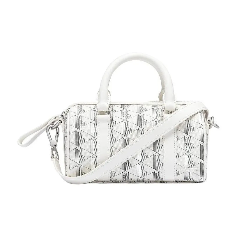 LACOSTE PU Shoulder Bag Crossbody Bag Handbag Medium Size Women's Multicolor