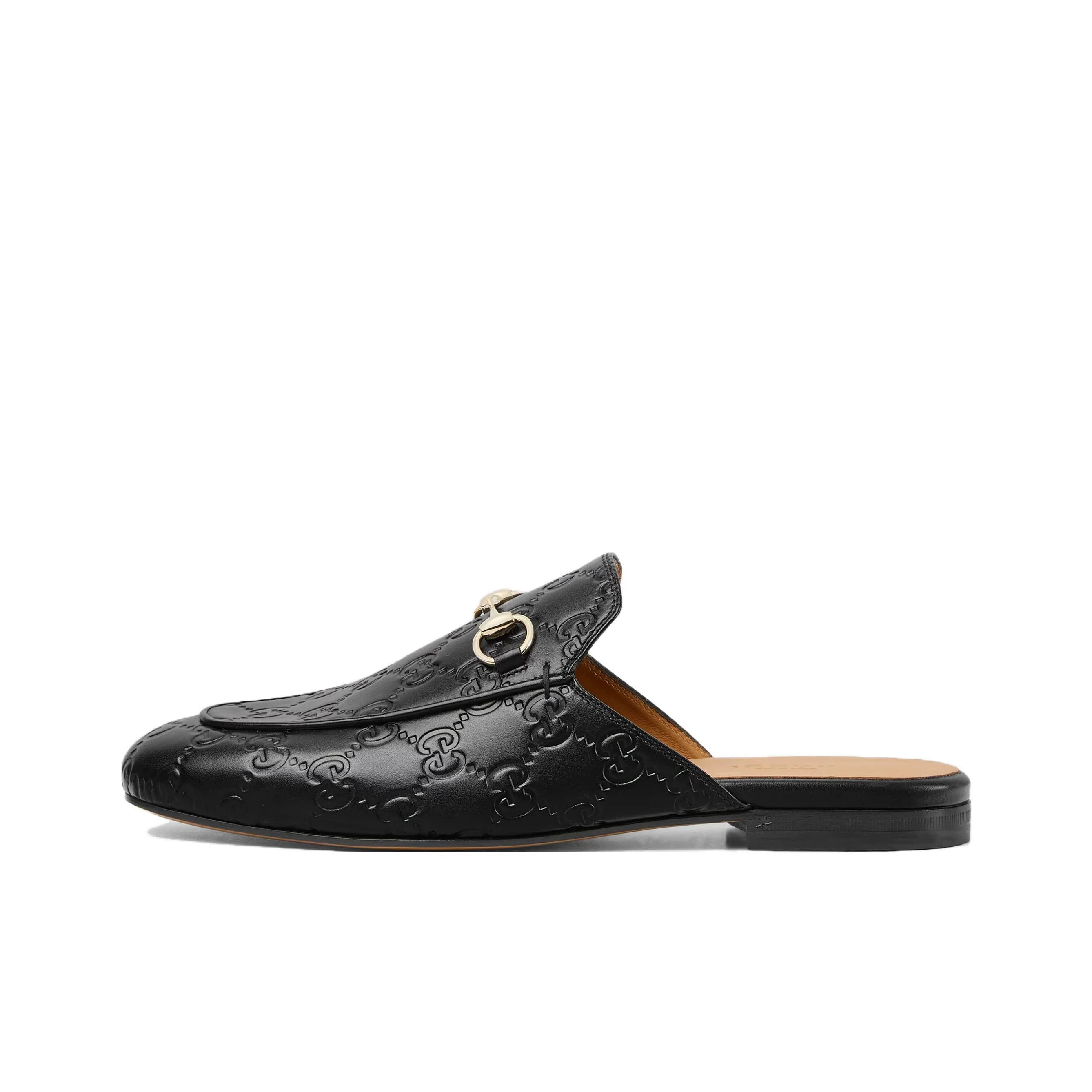GUCCI Princetown Wrap-toe Slippers Women's Black