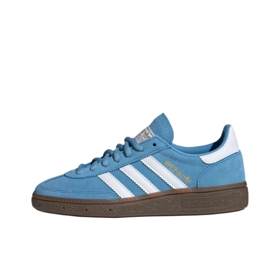 Adidas Originals HANDBALL SPEZIAL Low Top Kids' Skateboarding Shoes Light Blue