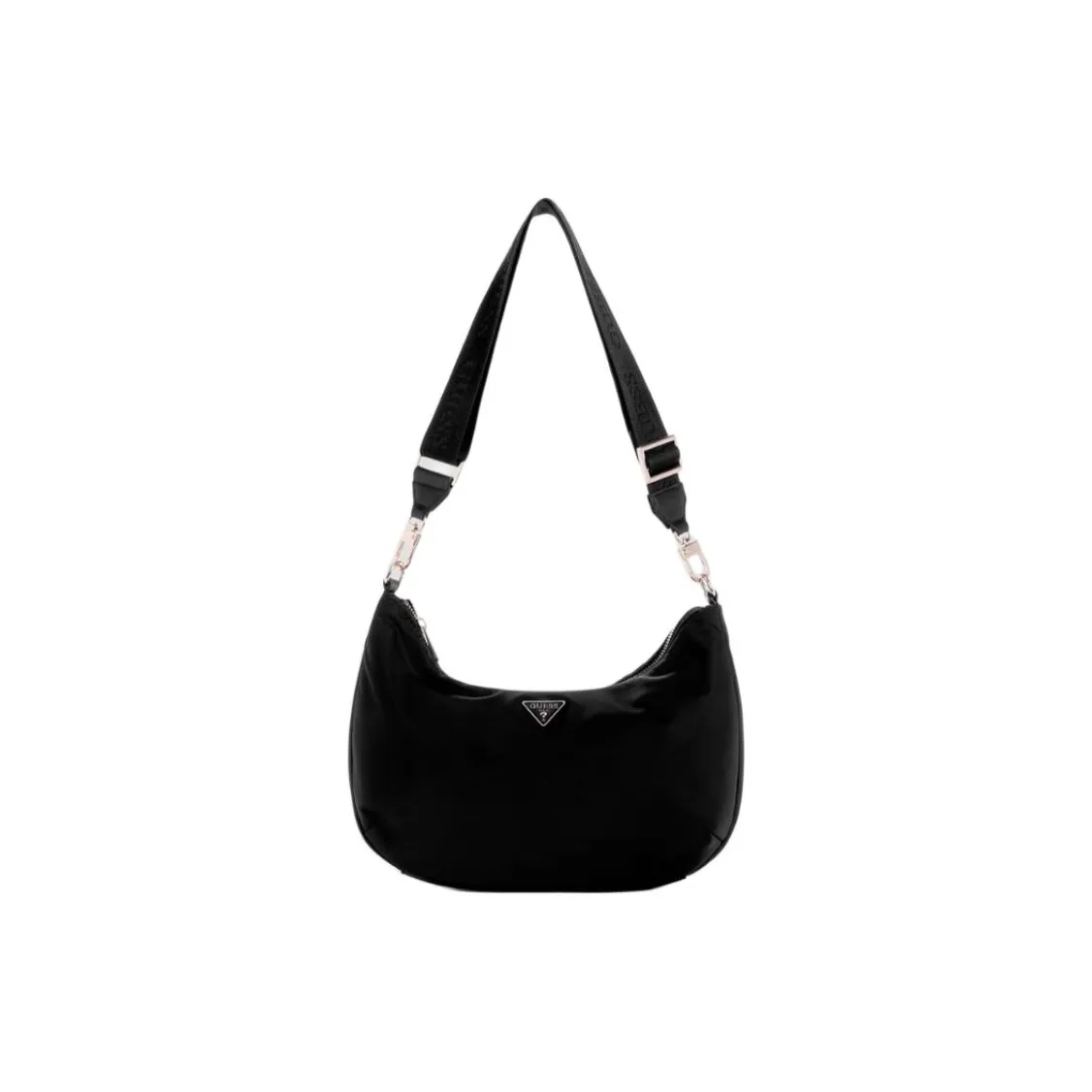 GUESS Fabric Shoulder Bag Medium Size Women's Black