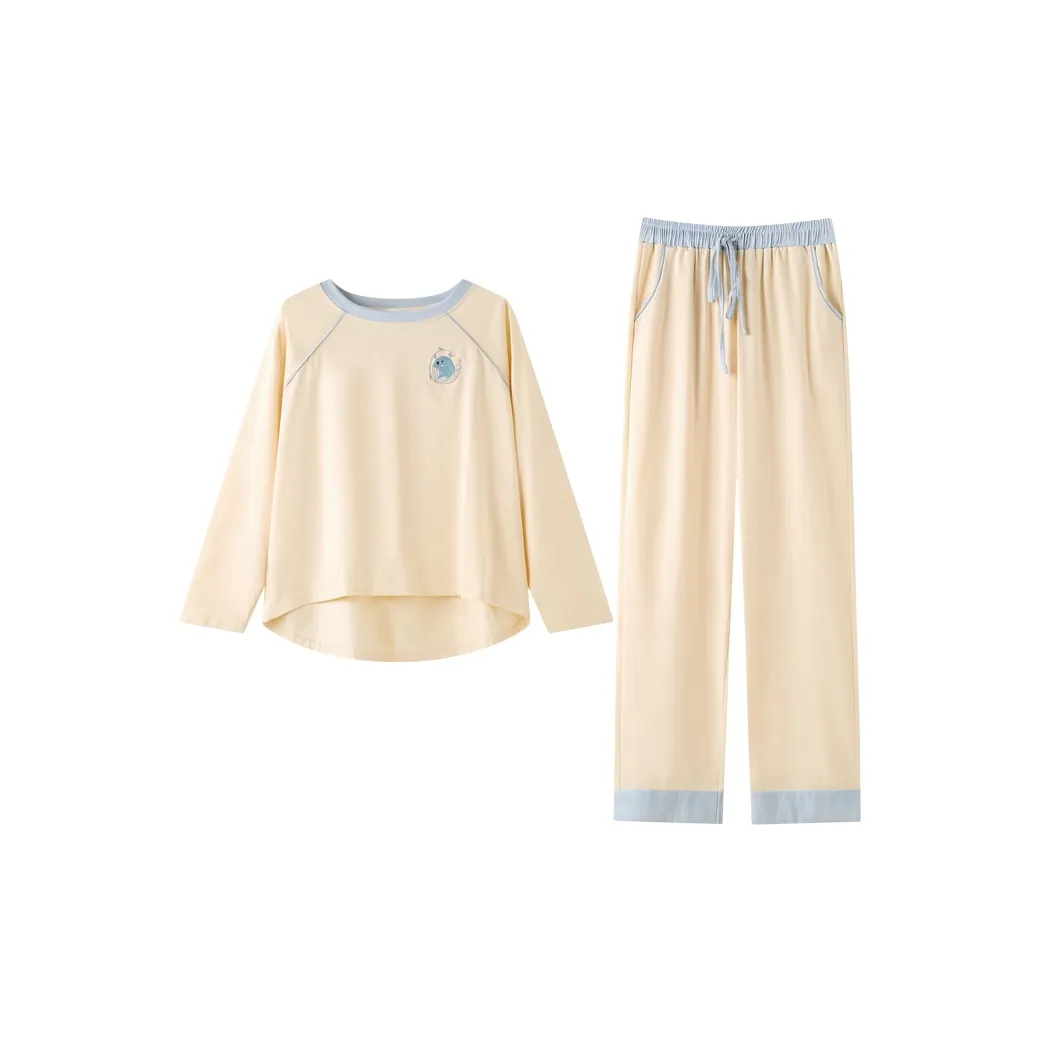 Meonsill Pajama Set Women's Apricot