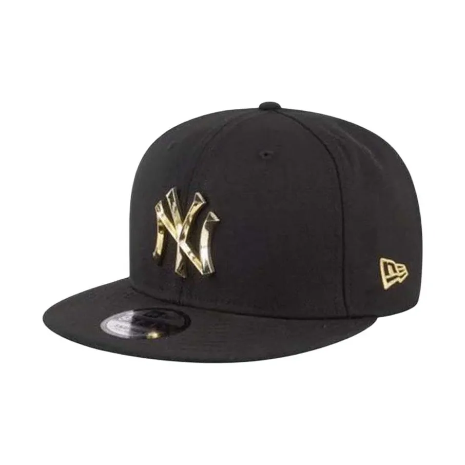 New Era Metal Baseball Caps Unisex Black