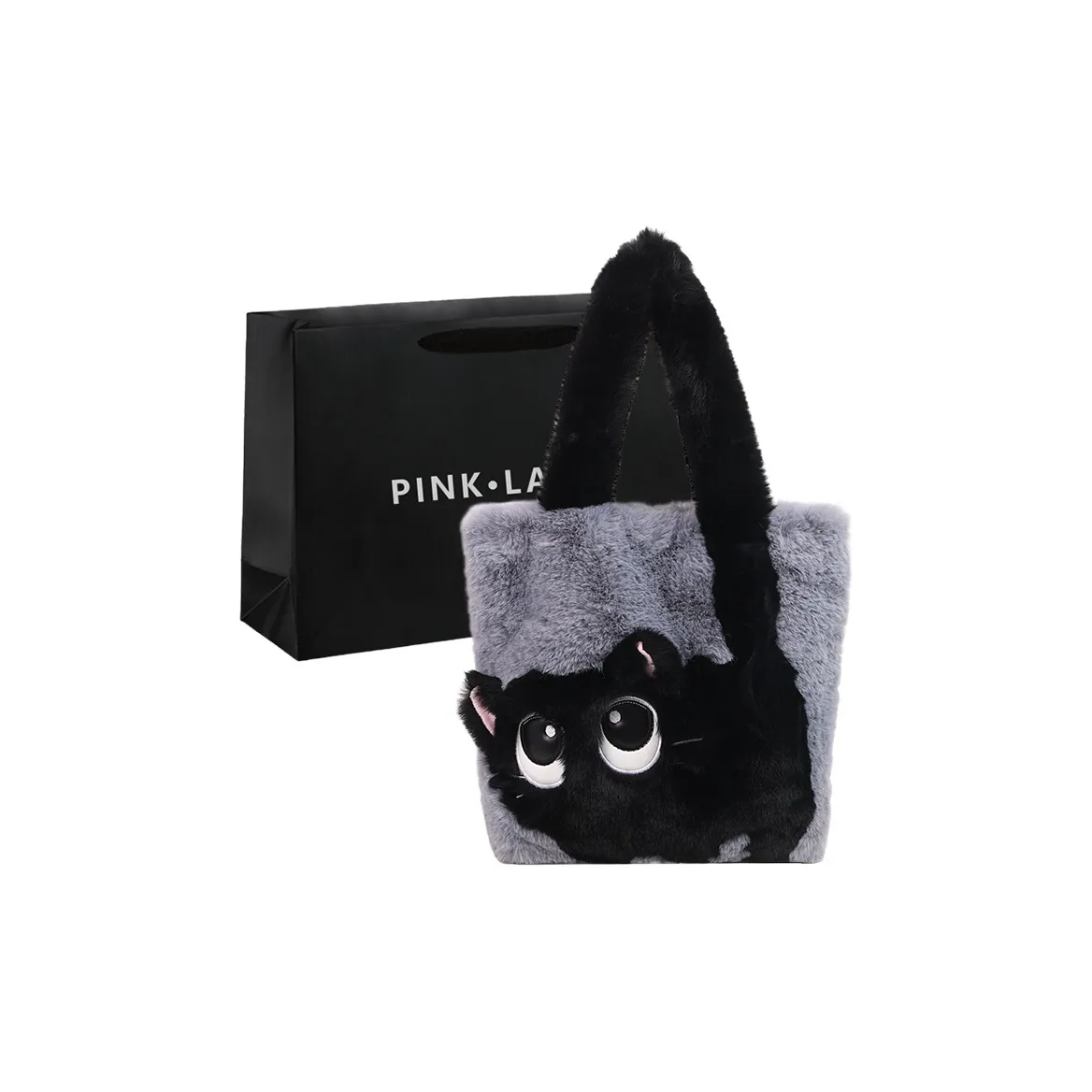 PINK·LAND Искусственный мех Тоут Сумка Сумка для покупок Сумка на плечо Стандартная Женская Многоцветная