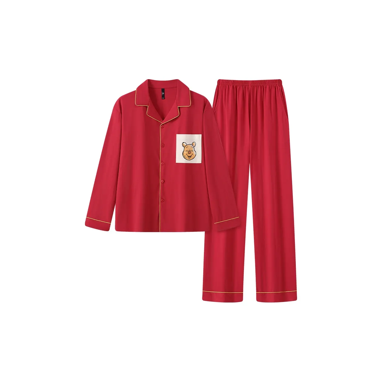 Gongdie x Disney Pajama Set Men's Red