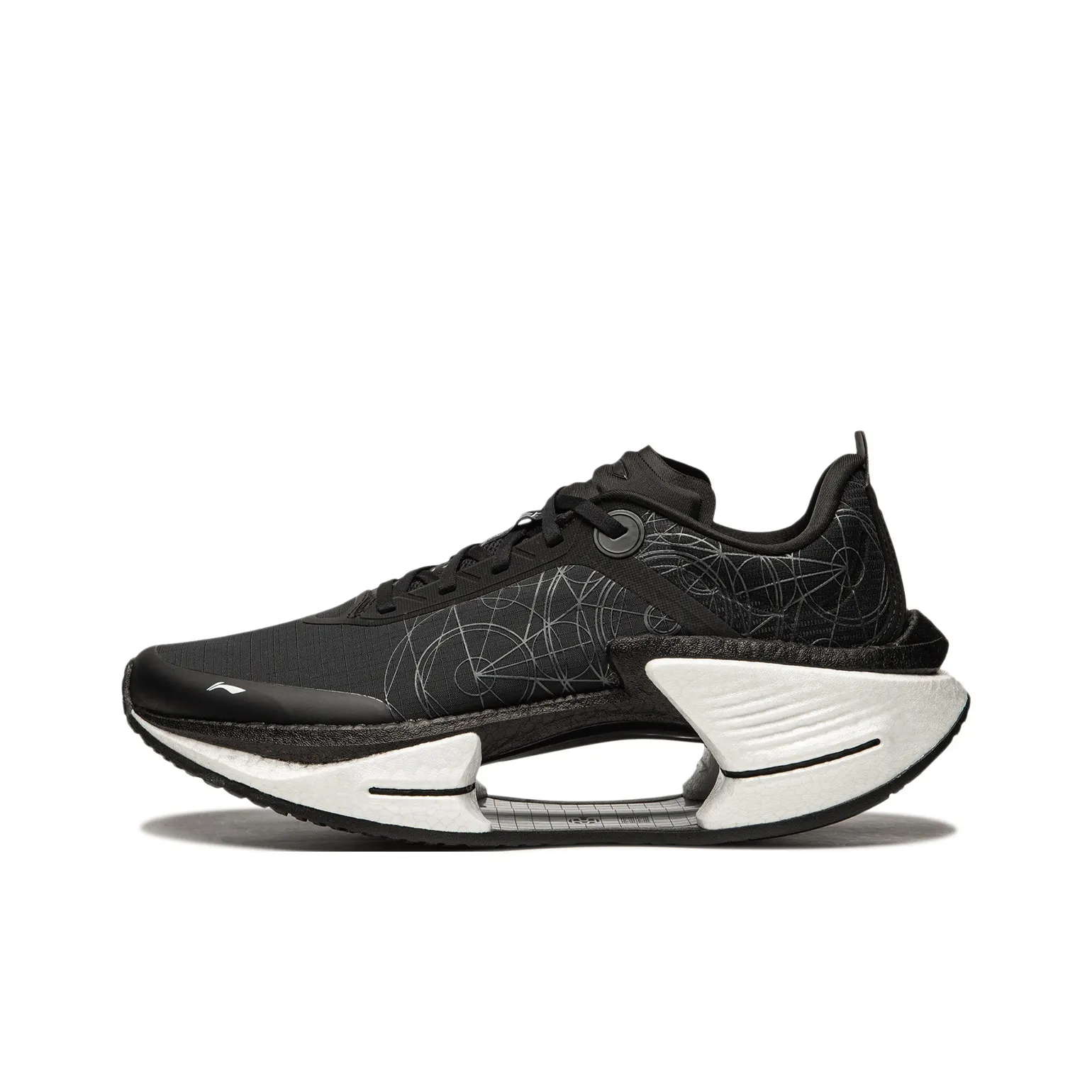 LINING Shadow 3 ESSENTIAL Амортизация Поддержка Отскок Низкий Топ Беговые кроссовки Мужской Черный