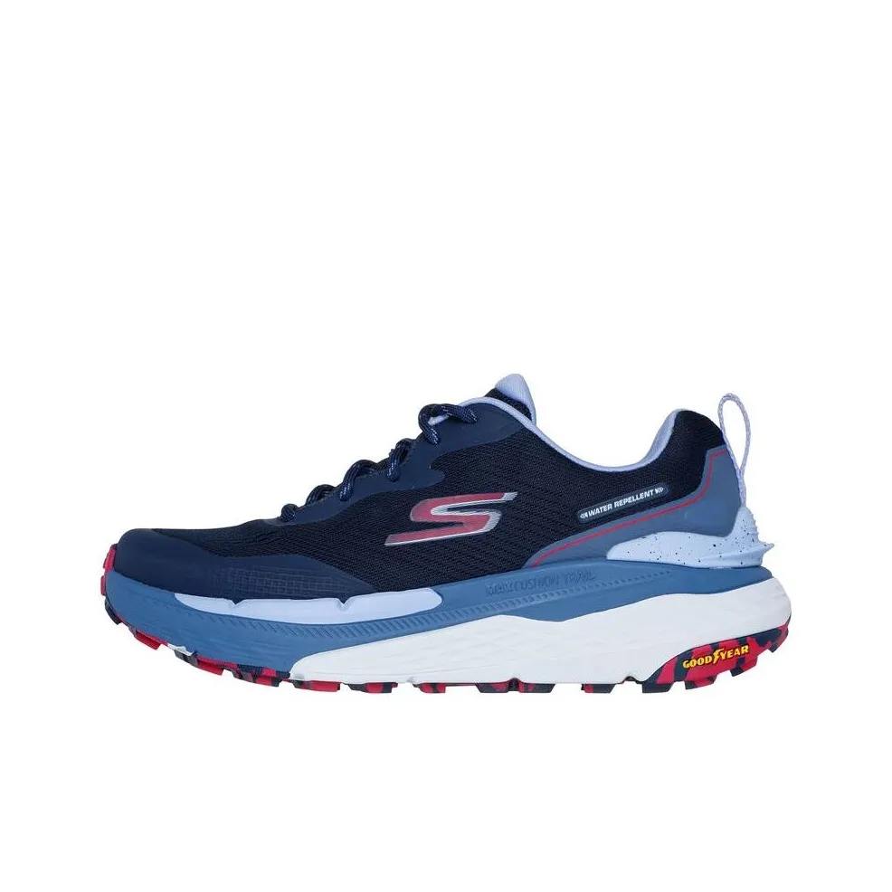 Skechers Anti Slip Wear Resistant Low Top Trail Running Shoes Women's Blue