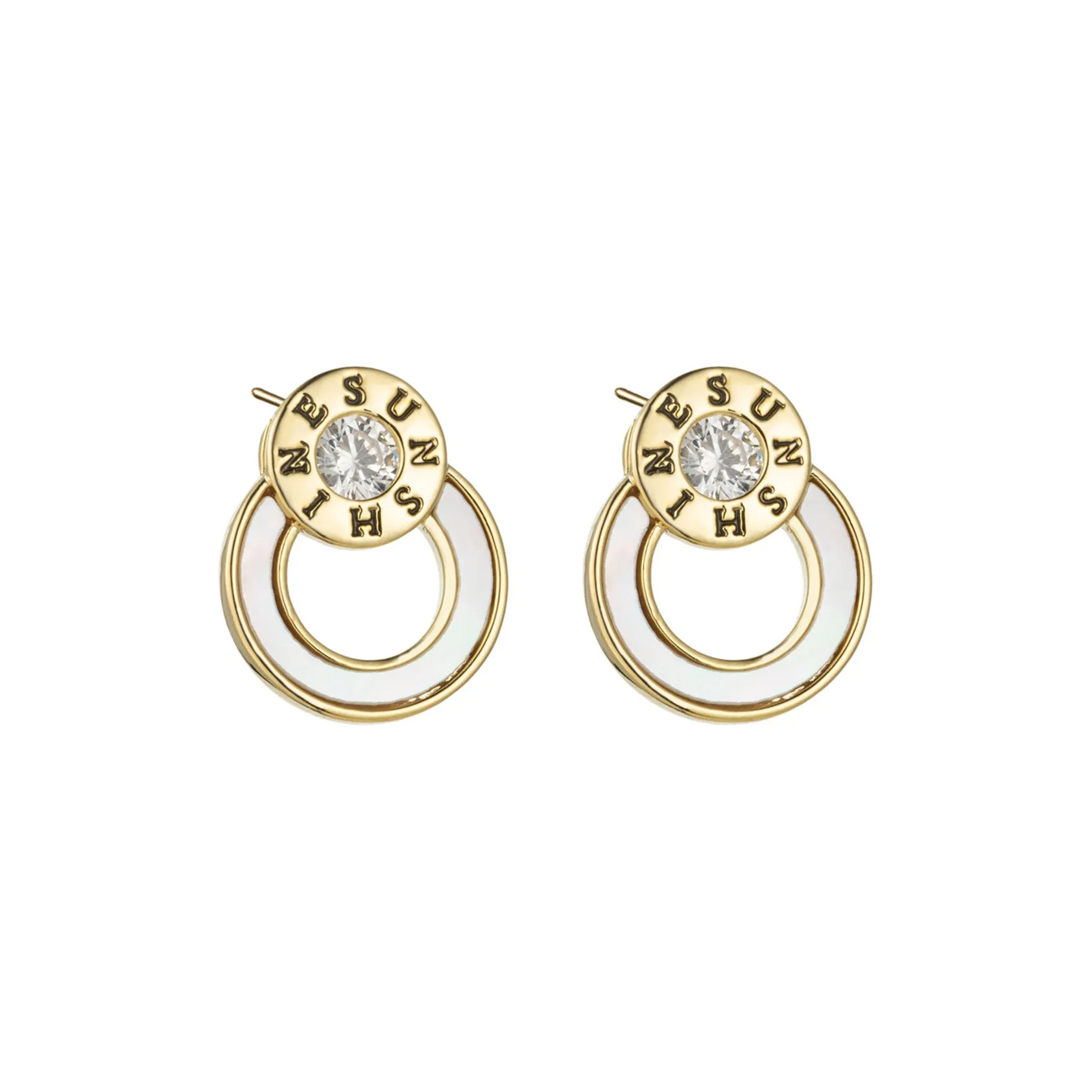 VAN GOGH Copper Earrings Women's Gold