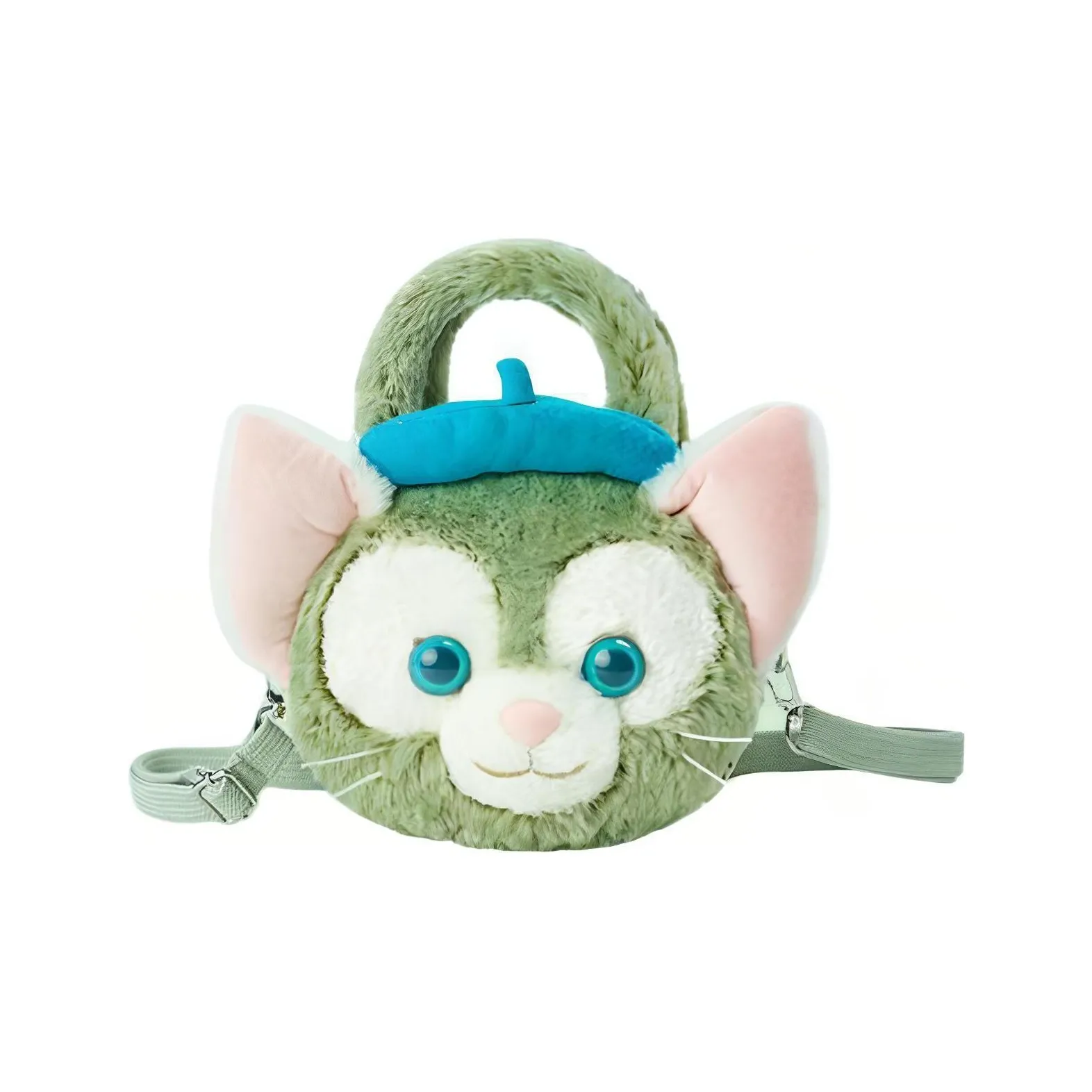 Disney Плюшевый рюкзак сумка через плечо сумка среднего размера унисекс зеленый