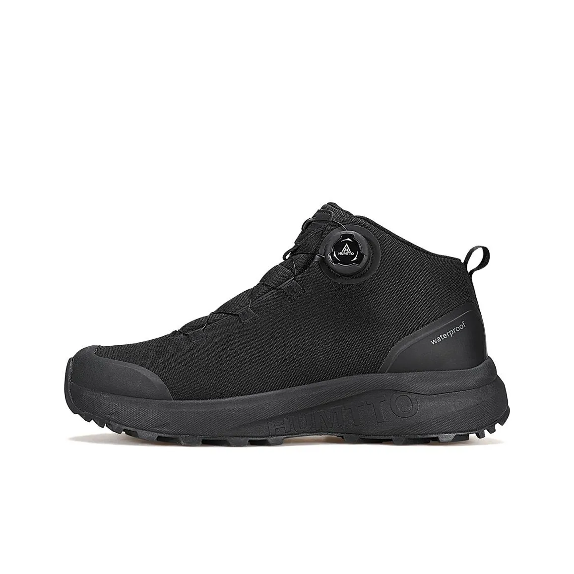 HUMTTO Cushioned Wear Resistant Support High Top Outdoor Shoes Men's Black