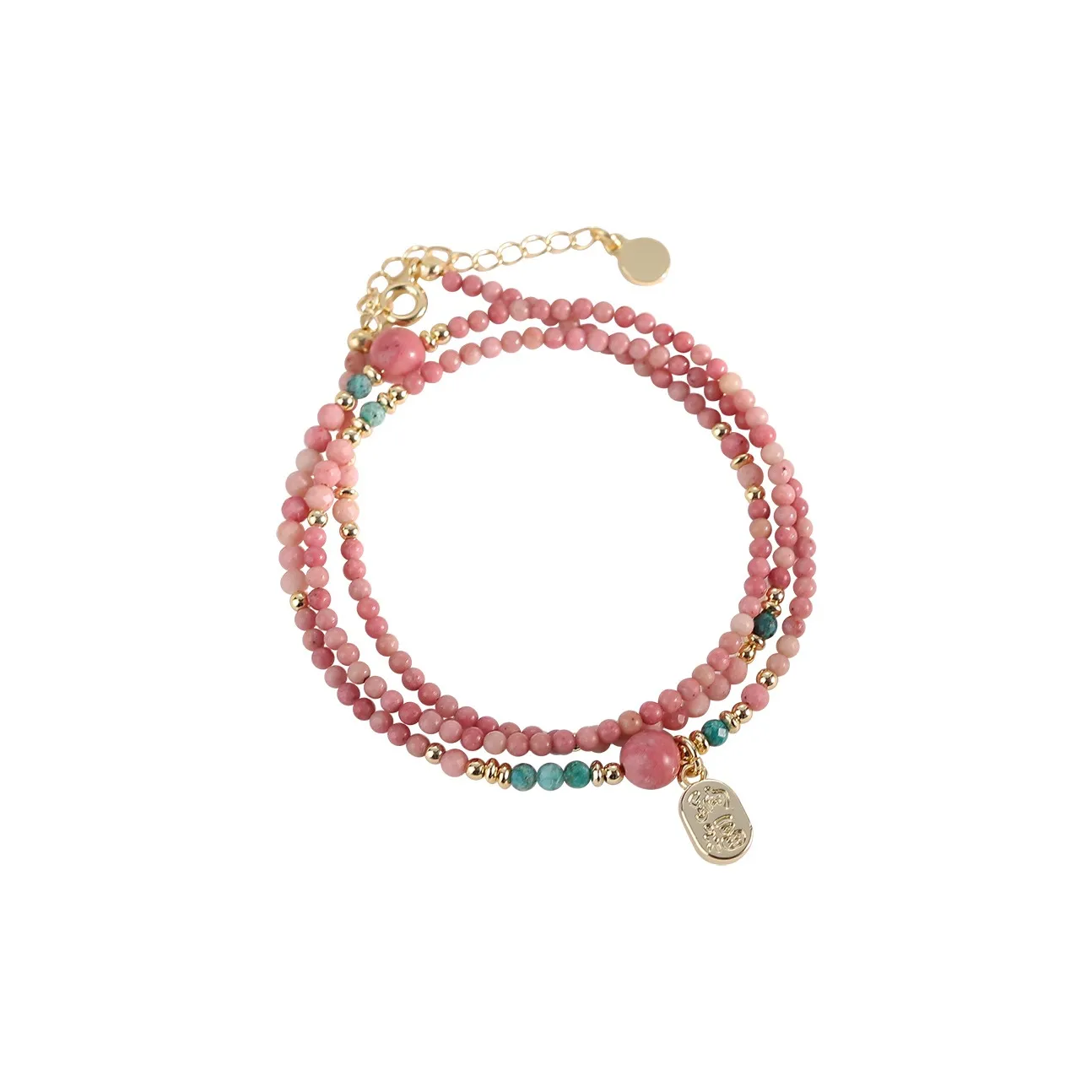 VIVIWELL Красный Яшмовый Браслеты Женские