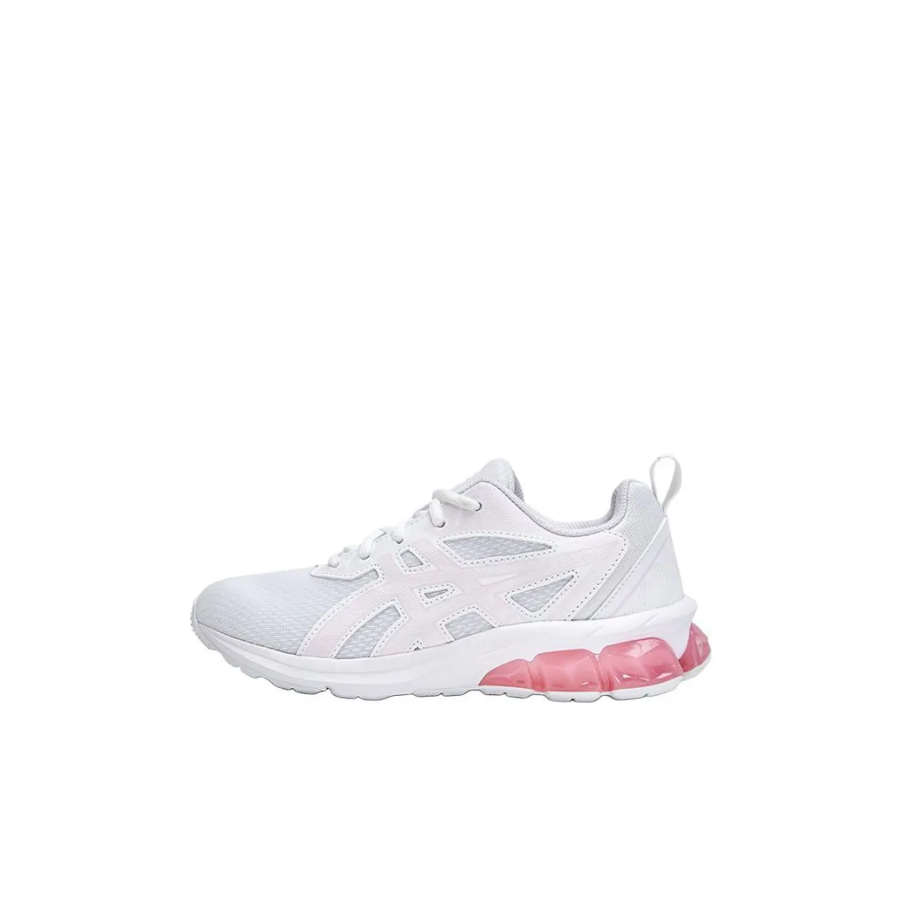 Asics Gel Quantum 90 4 Anti Slip Wear Resistant Low Top Kids' Running Shoes Pink White Kids'
