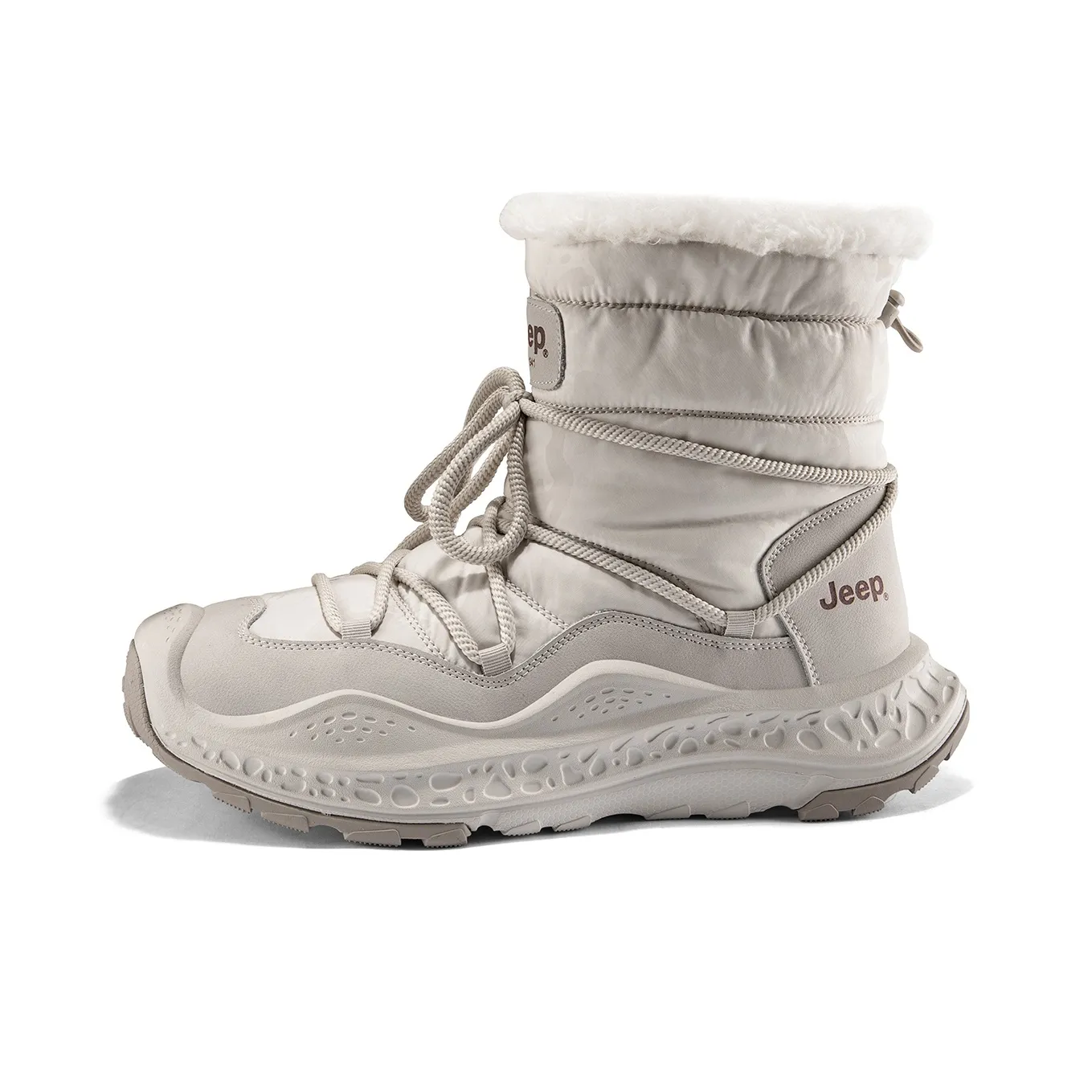 JEEP Термический Износостойкий Амортизирующий Увеличивающий Высоту Подкладочный Стелька Резистентный Покрытие Короткие Снежные Ботинки Мужские