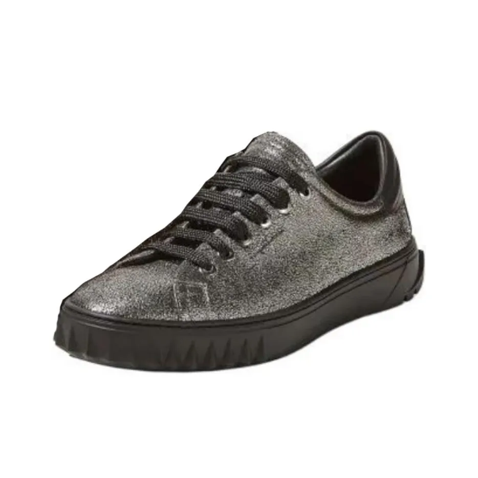 FERRAGAMO Low Top Casual Shoes Men's Silver