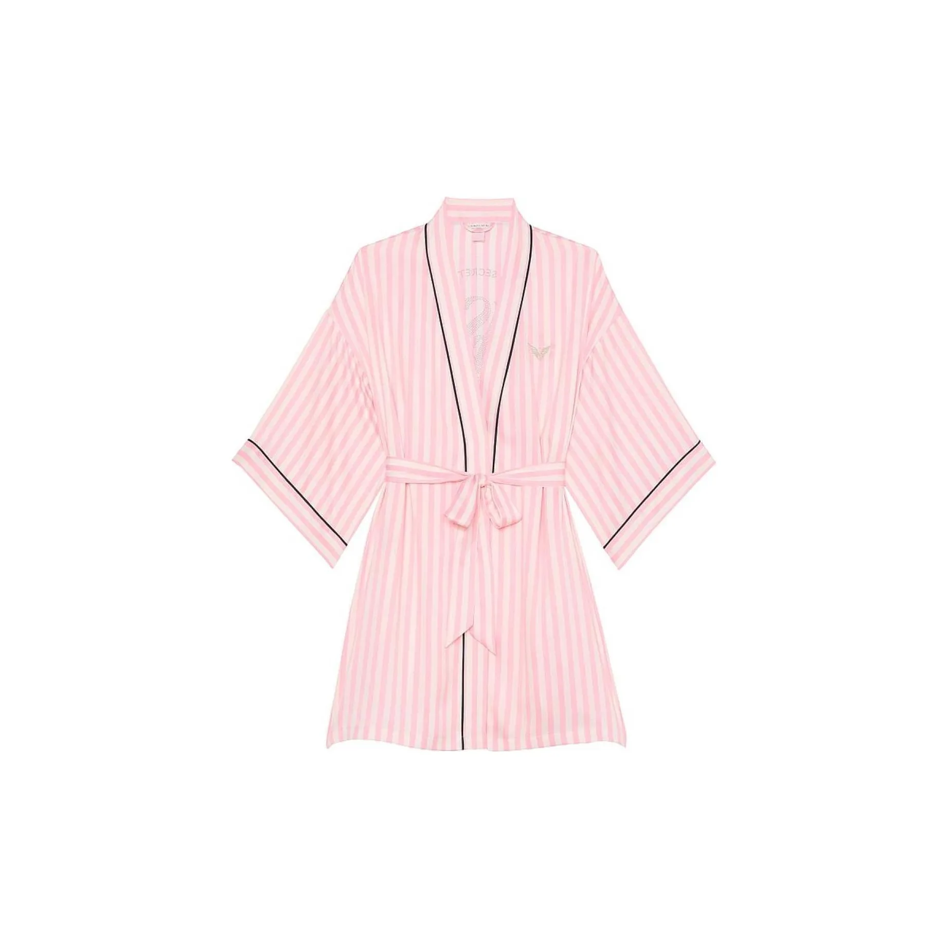 Victoria's Secret 24 Big Show Collection THE MIX Bathrobes Women's Pink Stripes