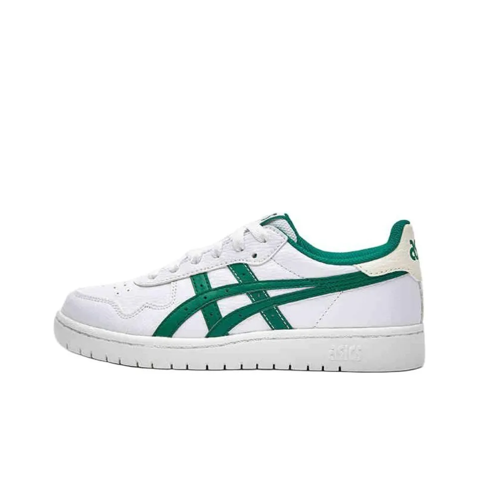 ASICS JAPAN S Устойчивый к истиранию Низкий Топ Детские Скейтбординги Белый-коричневый Подростки