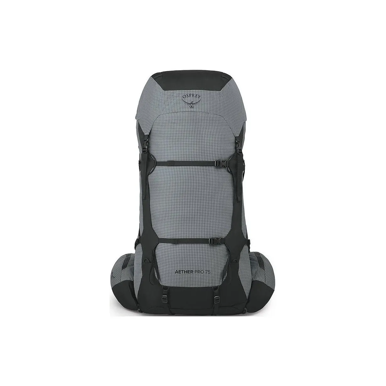 OSPREY Nylon Outdoor Mountaineering Bag Backpack Unisex Black Gray