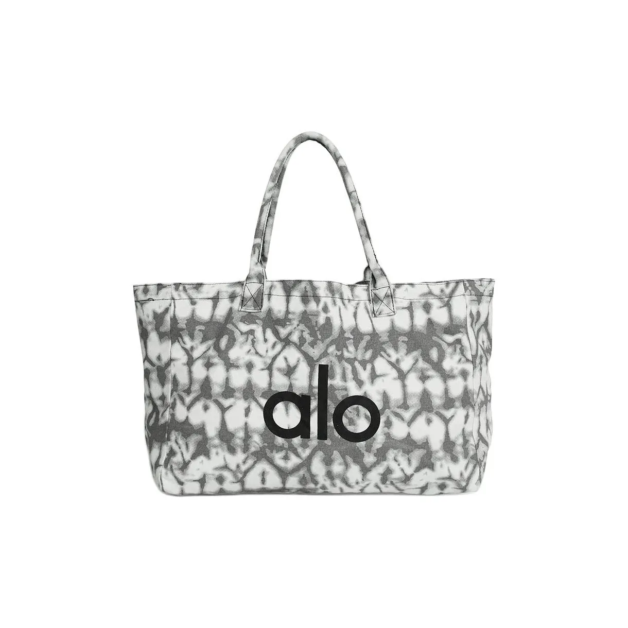 Alo Yoga Cotton Tote Bag Shopping Bag Handbag Large Size Women's Gray