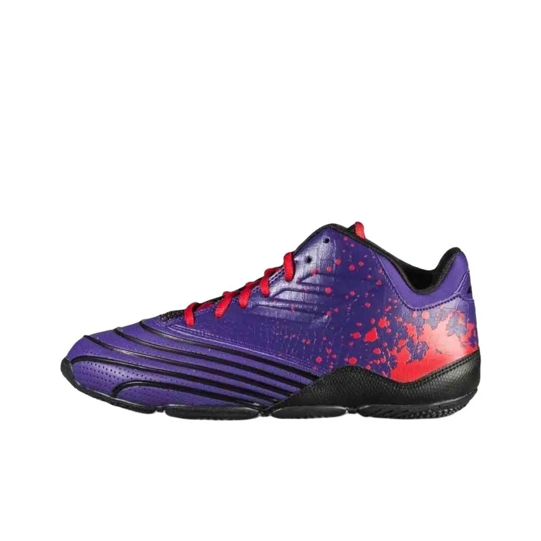 Adidas Return Of The Mac Anti-Slip Wear-Resistant Low-Top Basketball Shoes Men's Imperial Purple