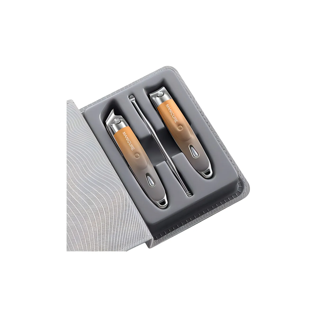 PLYS Набор кусачек для ногтей Набор инструментов для ногтей Набор из 3 штук