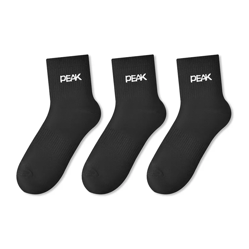 PEAK Mid-Calf Socks Unisex 3 Pack