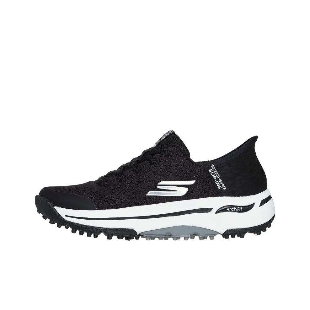 Skechers Slip Ins Low Top Golf Shoes Women's Black White