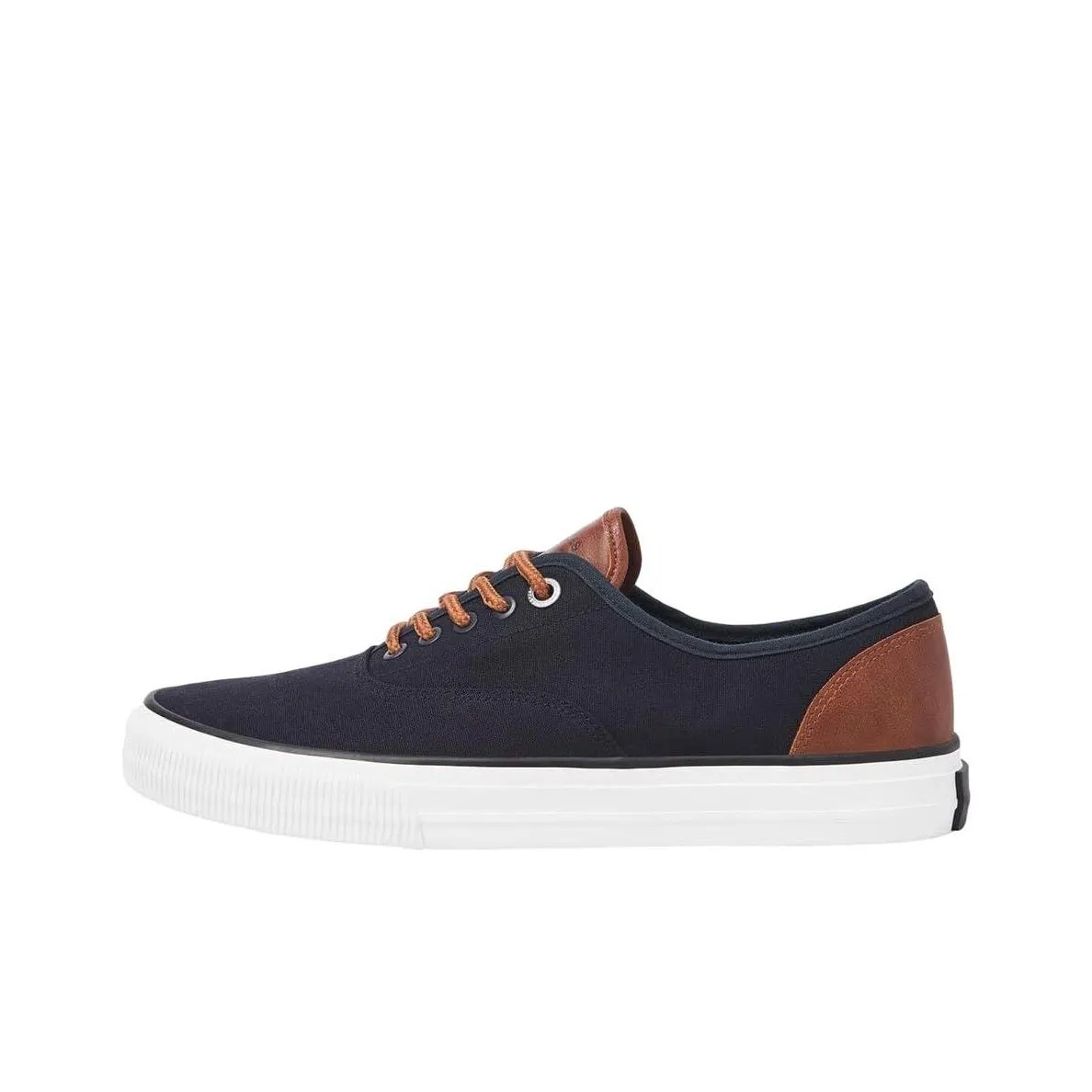 JACK JONES· Low Top Canvas Shoes Men's Marine Blue