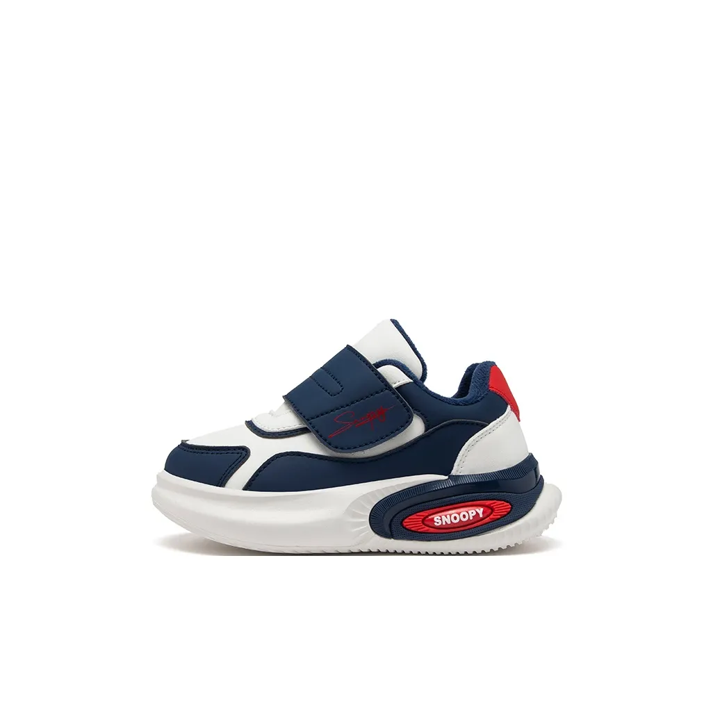 SNOOPY Slip-resistant амортизация термическая детская обувь для активного образа Темно-синий Белый