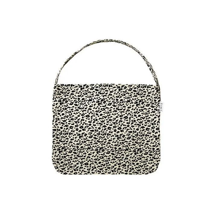 Emis Corduroy Handbag, Shoulder Bag Regular Unisex Ivory & Black