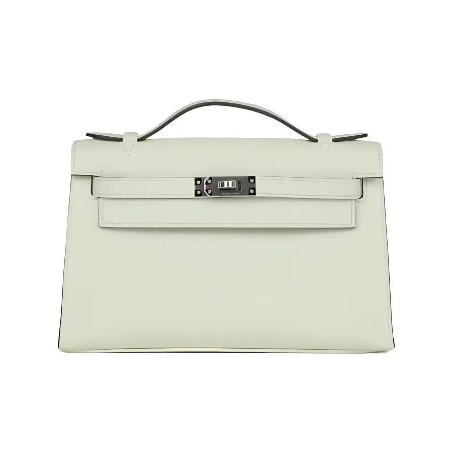 HERMES Mini Kelly Generation 1 Swift Leather Generation 1 Kelly Bag Handbag Women's 0S Bubble Green