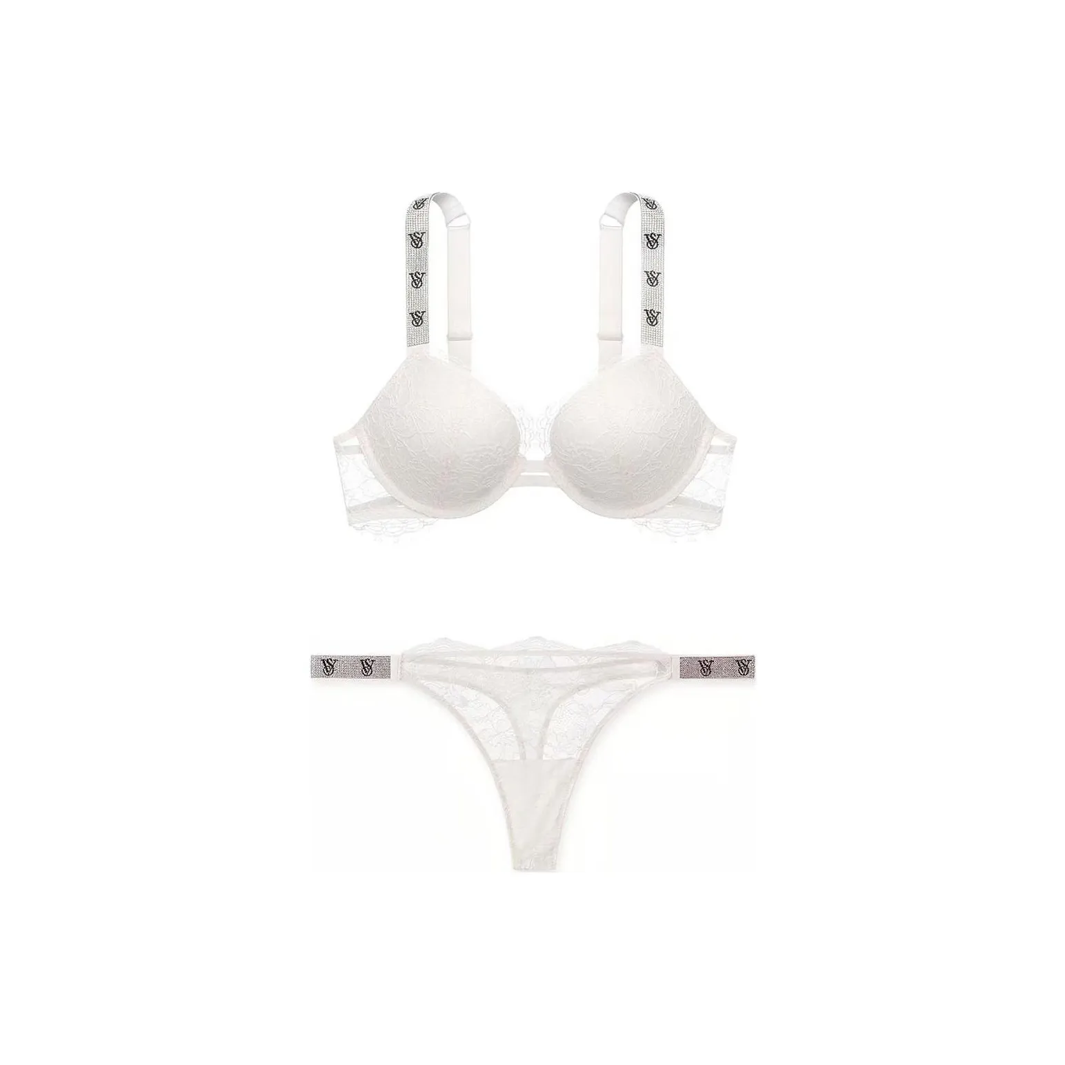 Victoria's Secret Комплект нижнего белья Женское Белое